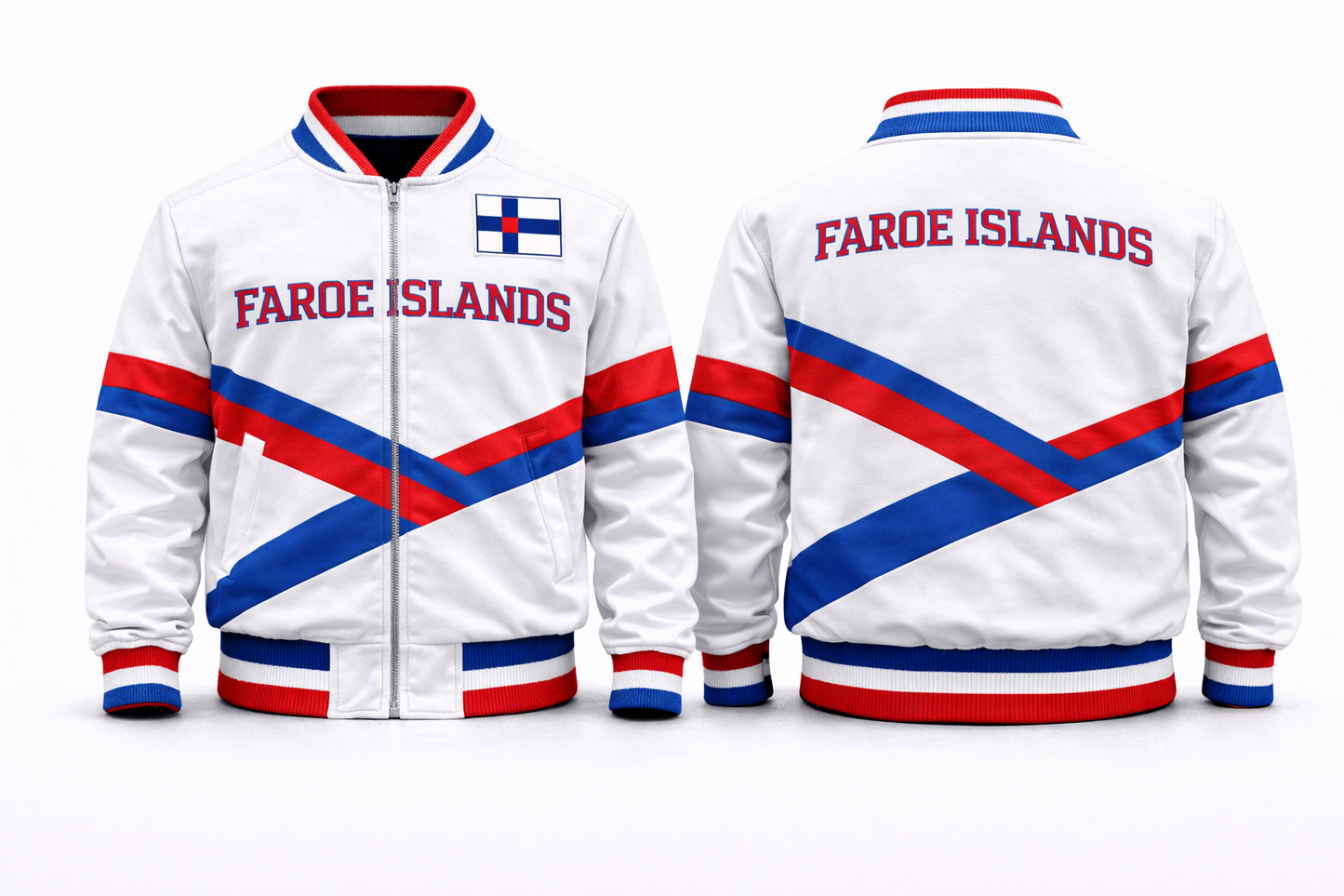 Faroe Islands Varsity Jacket Design No. 12011