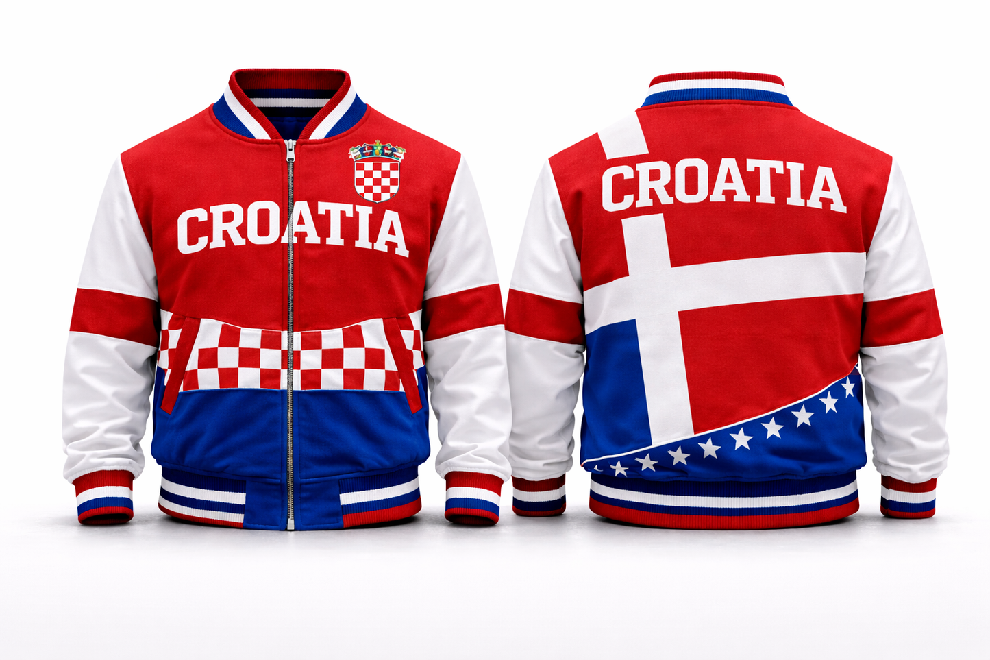 Croatia Varsity Jacket  Design No. 8011