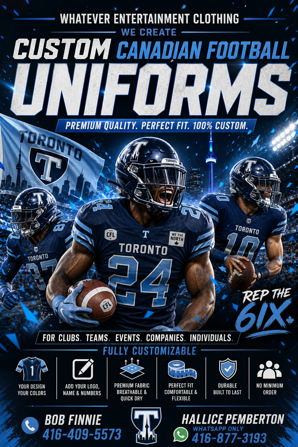 Canadian Foot Ball Uniform