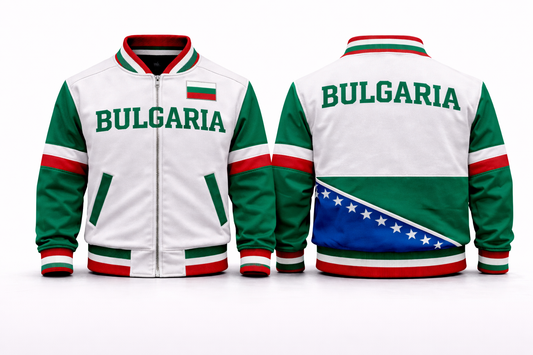 Bulgaria Varsity Jacket  Design No. 7011