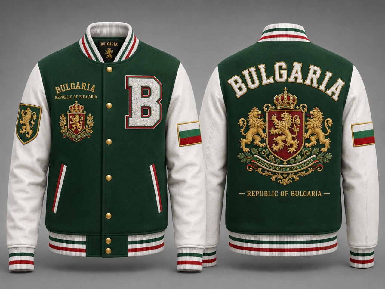 Bulgaria Varsity Jacket