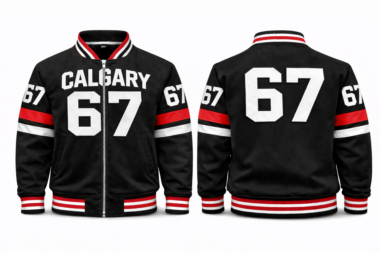 Calgary Varsity Jacket Design No. 3012
