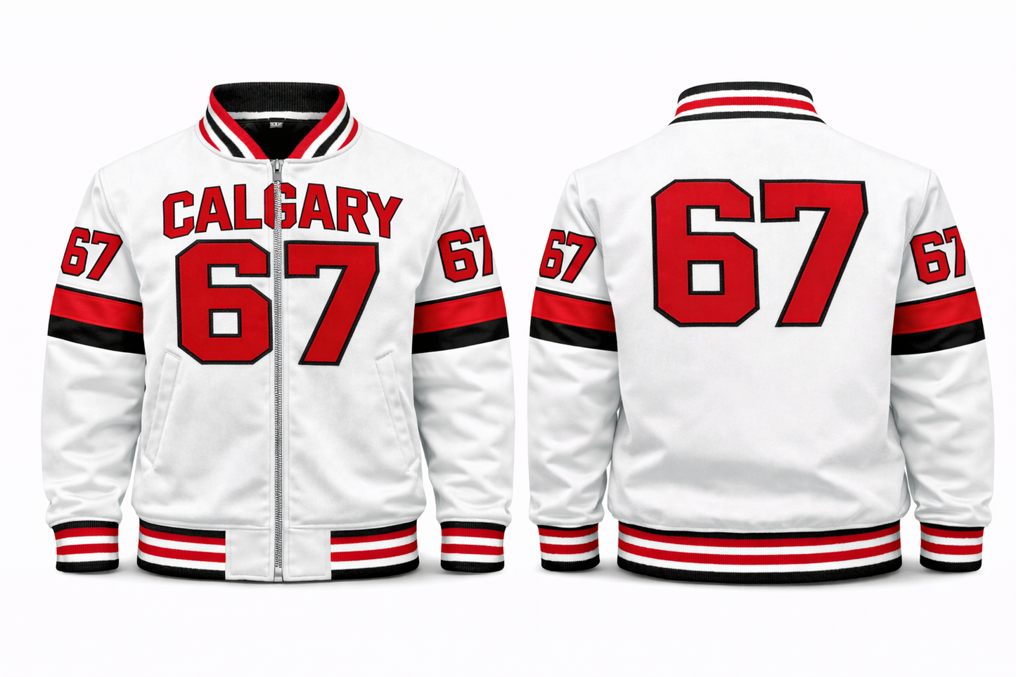 Calgary Varsity Jacket Design No. 3013