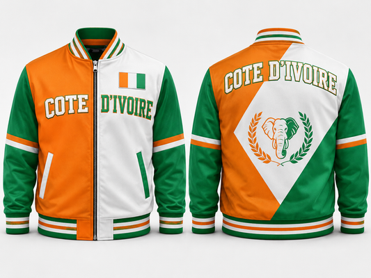 Cote D' Ivoire Varsity Jacket