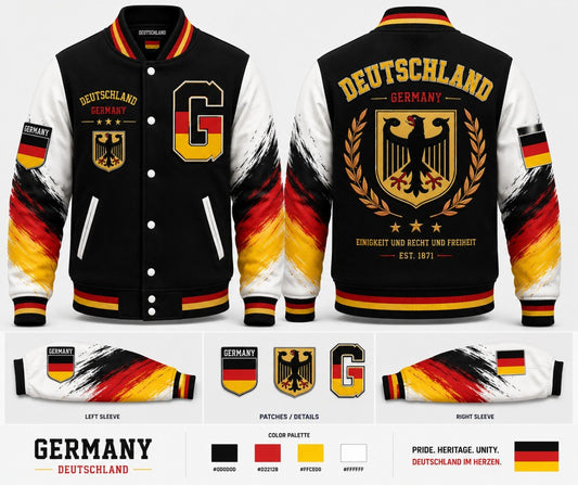 Deutschand Varsity Jacket