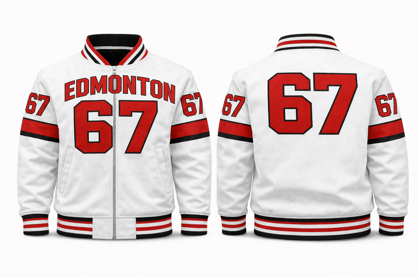 Edmonton Varsity Jacket Design No. 5013