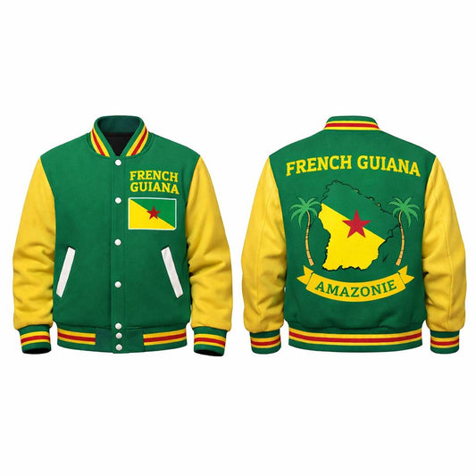 French Guiana Varsity Jacket