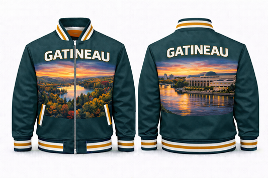 Gatineau City Scapes Varsity Jacket Design No. 18011