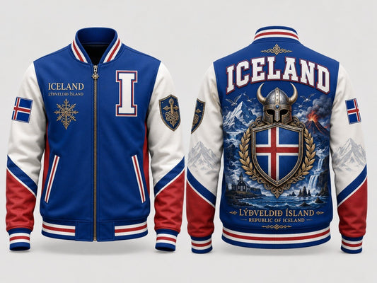Ice land Varsity Jacket
