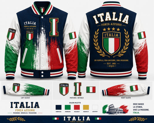 Italy Varsity Jacket