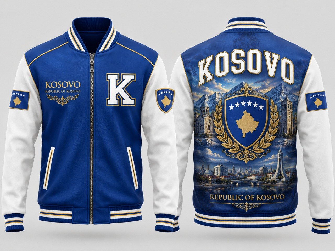 Kosovo Varsity Jacket