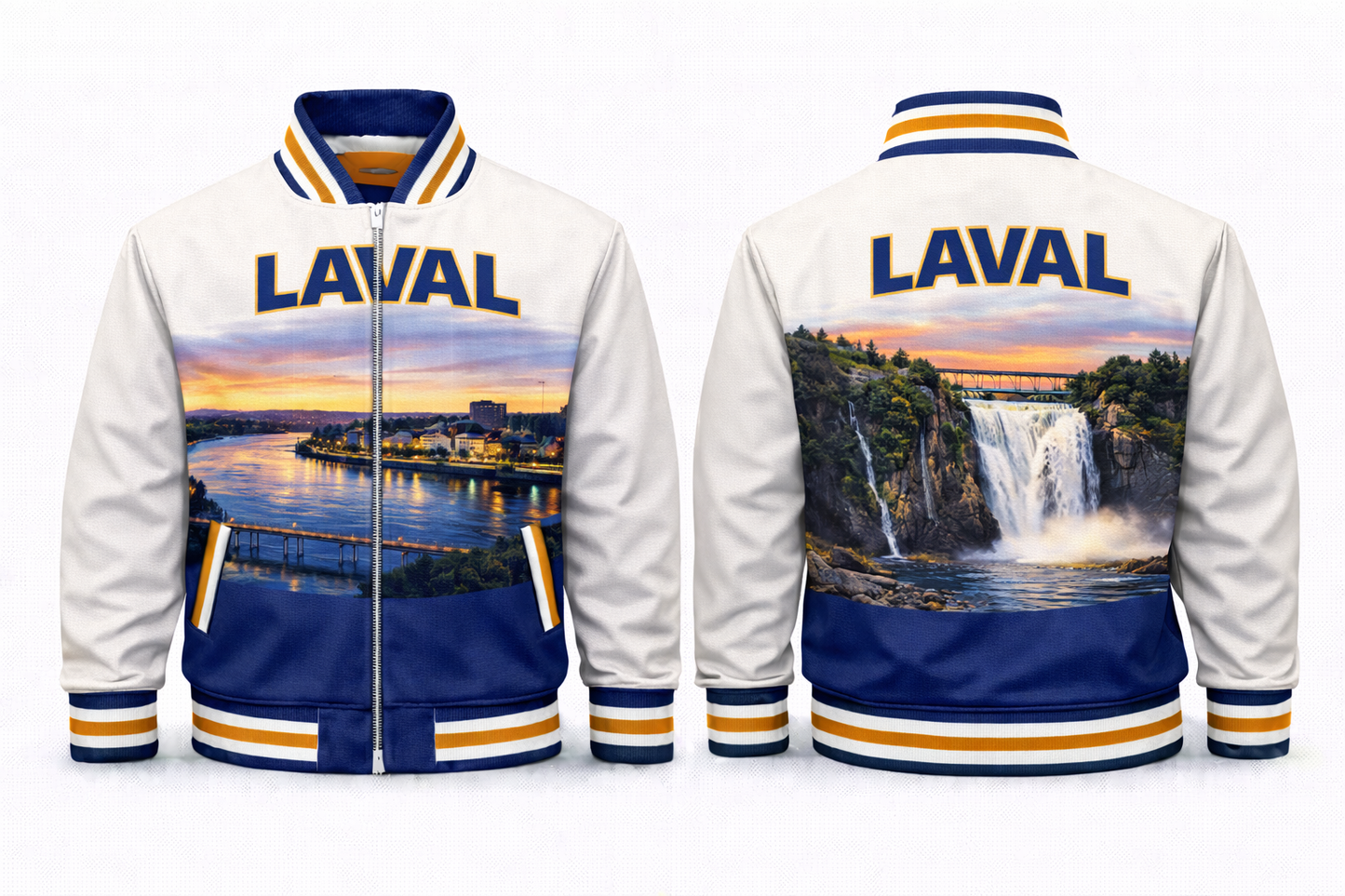Laval City Scapes Varsity Jacket Design No. 14011