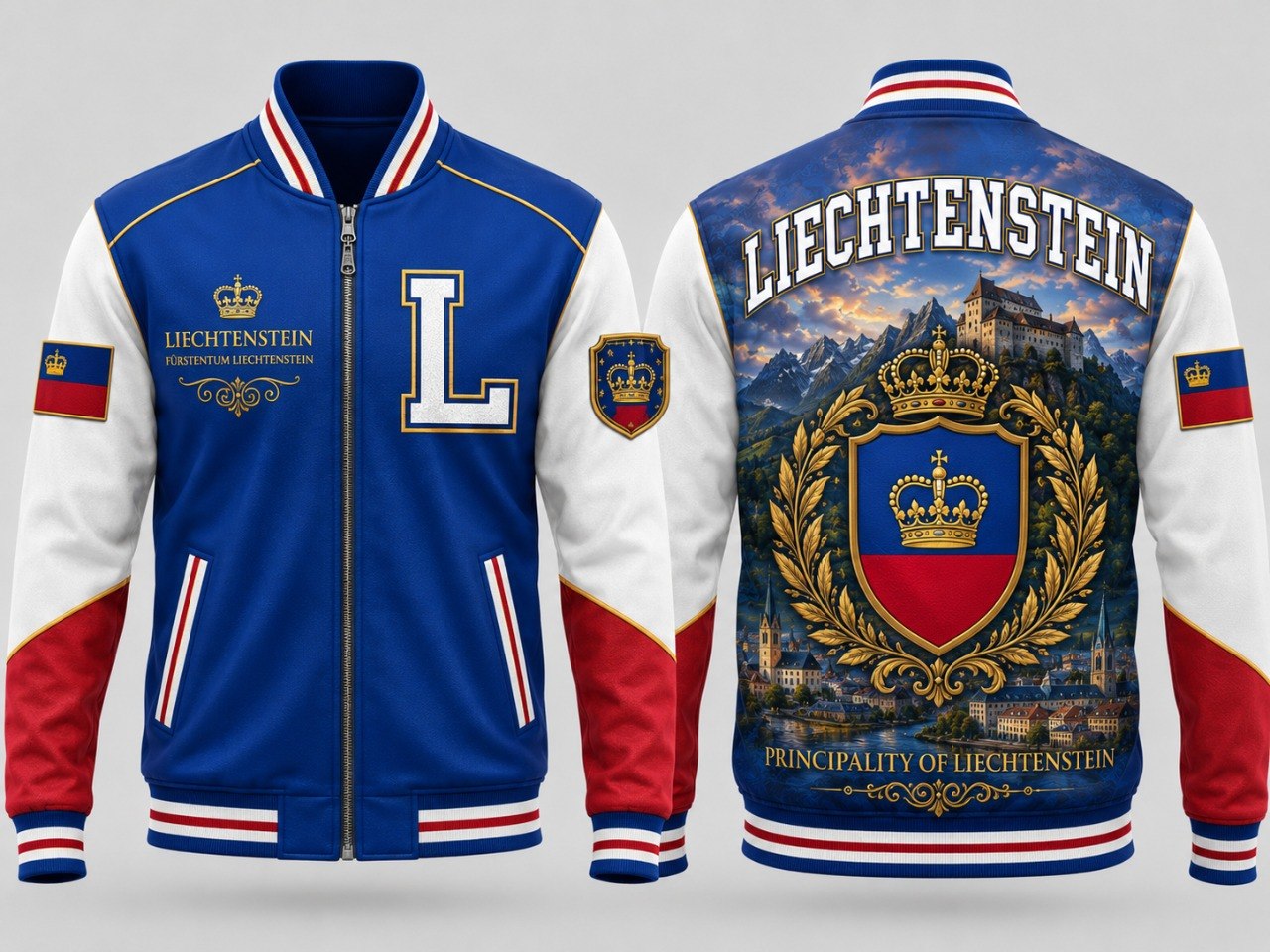 Liechtenstein Varsity Jacket