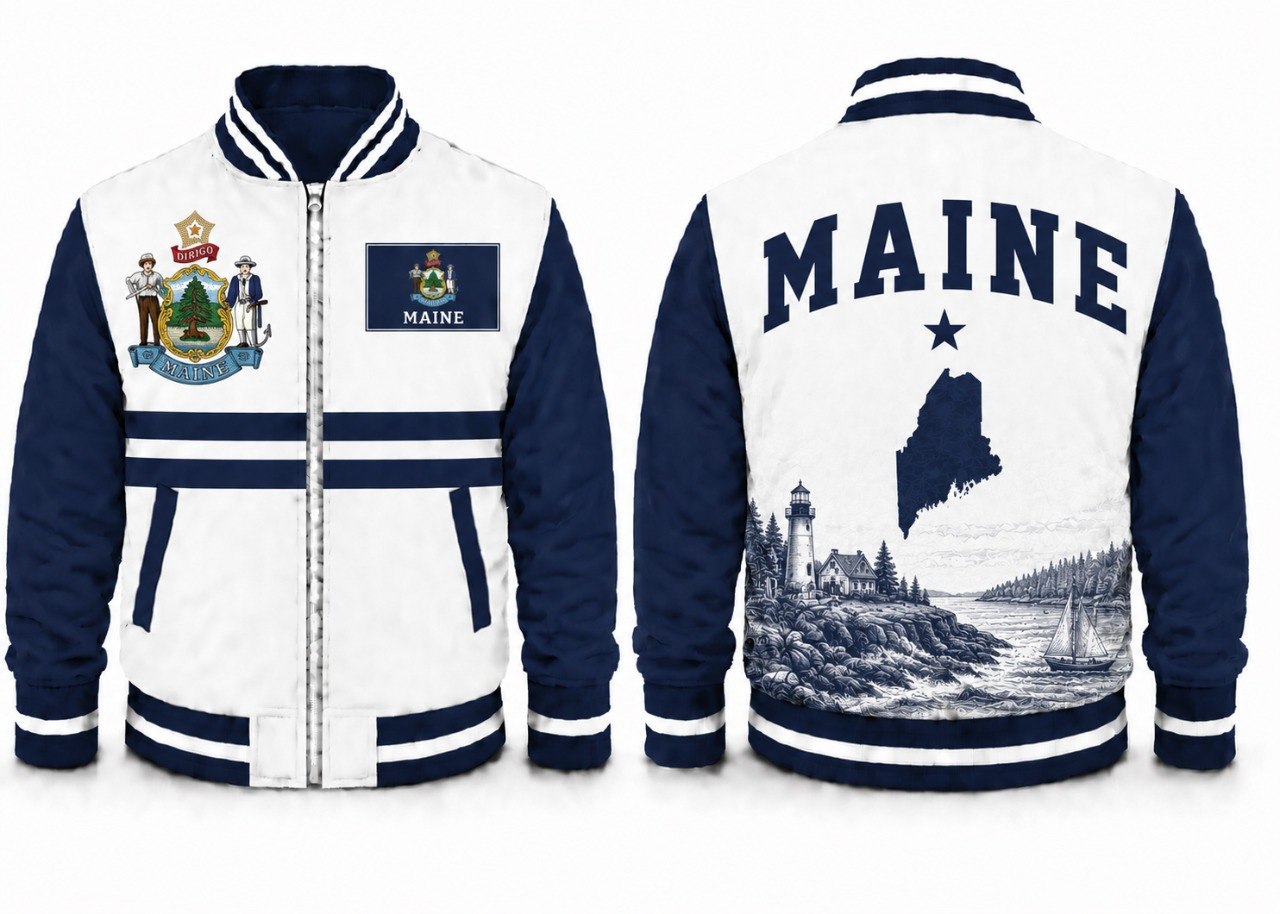 Maine Varsity Jacket