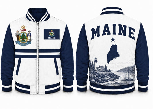 Maine Varsity Jacket