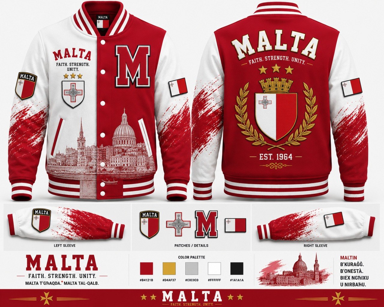 Malta Varsity Jacket