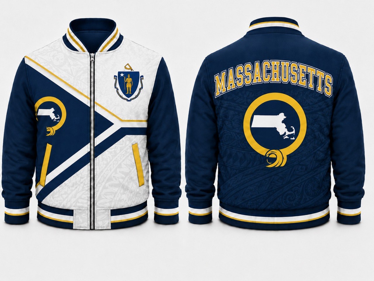 Massachusetts Varsity Jacket