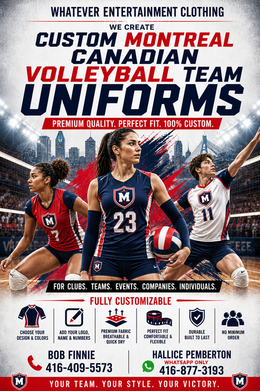 Montreal Volleyball Uniforms