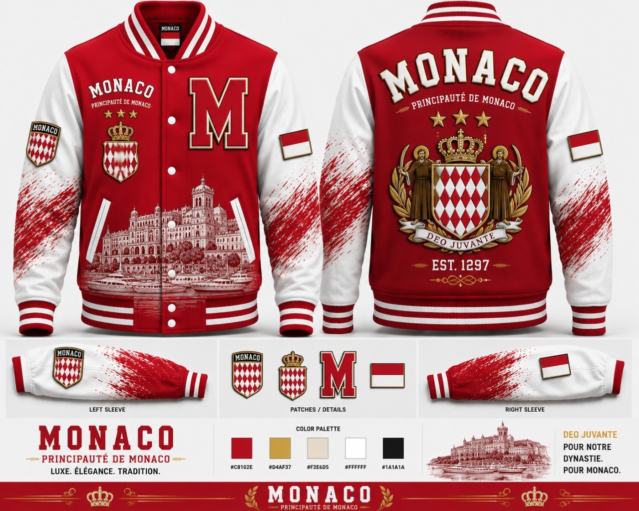 Monaco Varsity Jacket