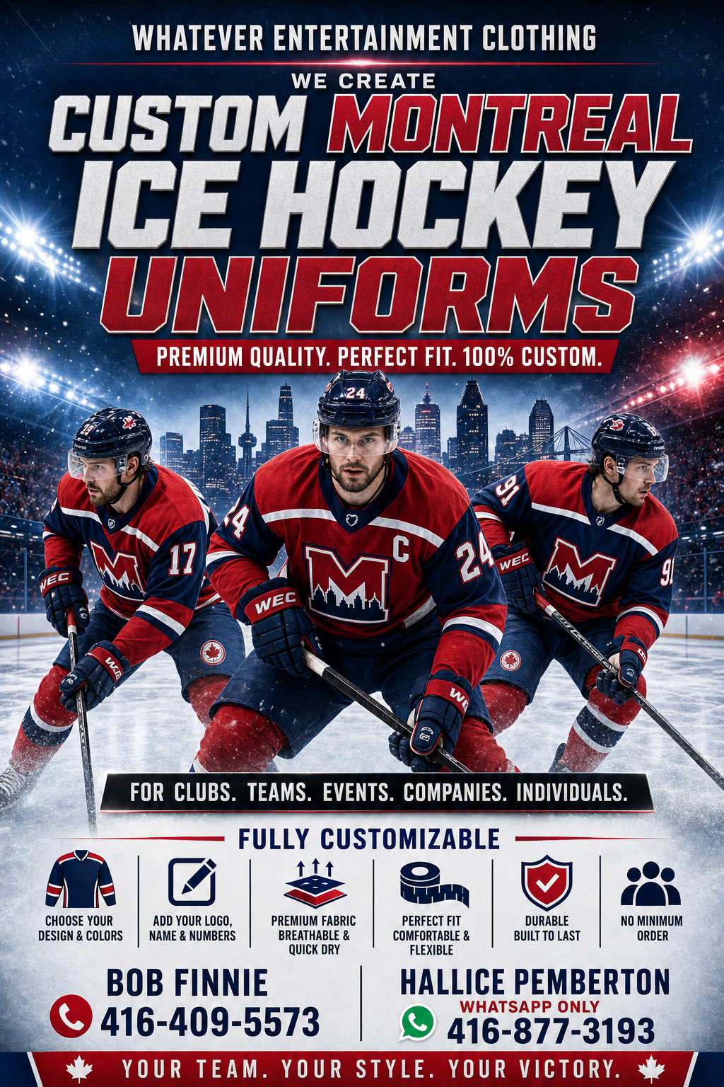 Montreal Ice Hockey uniform