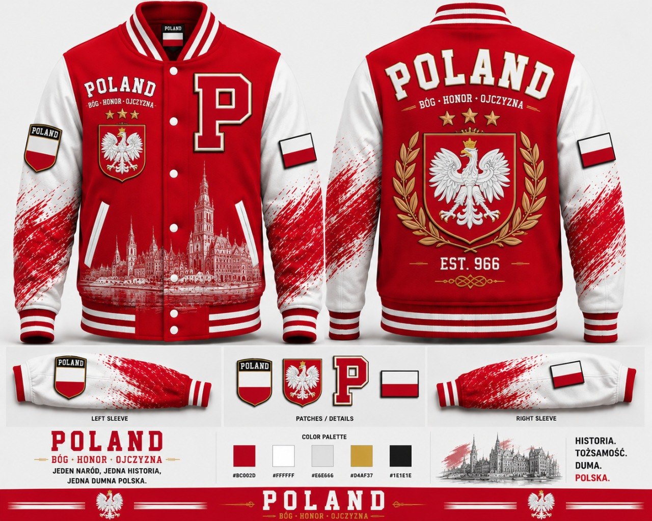 Poland Varsity Jacket