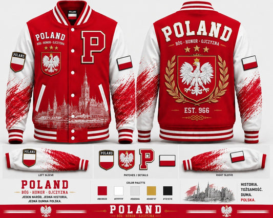 Poland Varsity Jacket