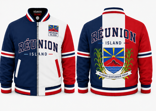 Reunion Island Varsity Jacket