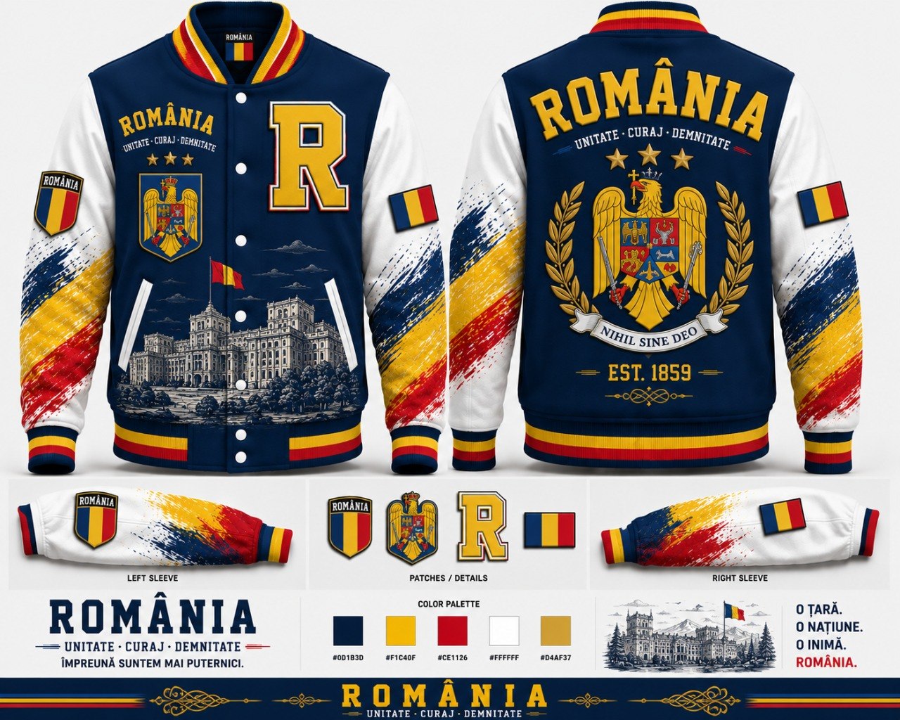 Romania Varsity Jacket