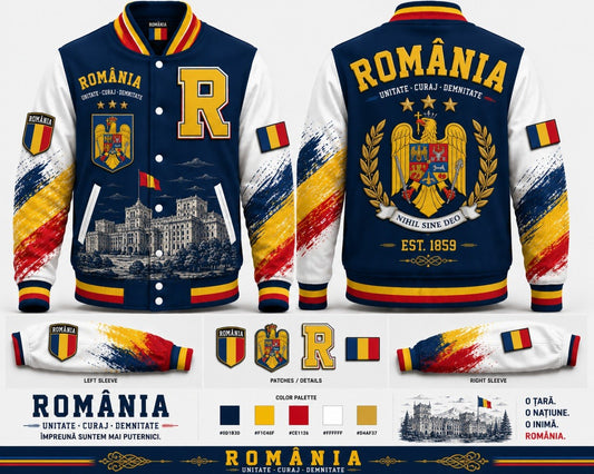 Romania Varsity Jacket
