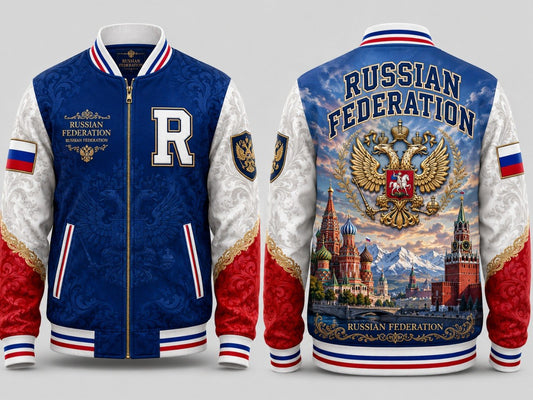 Russian Federation Varsity Jacket