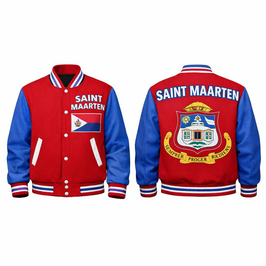 Saint Maarten Varsity Jacket