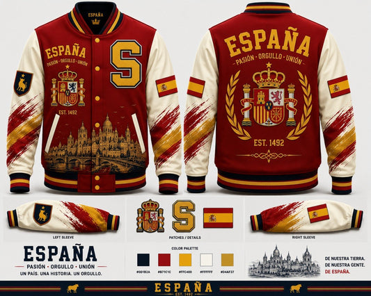 Spain Varsity Jacket