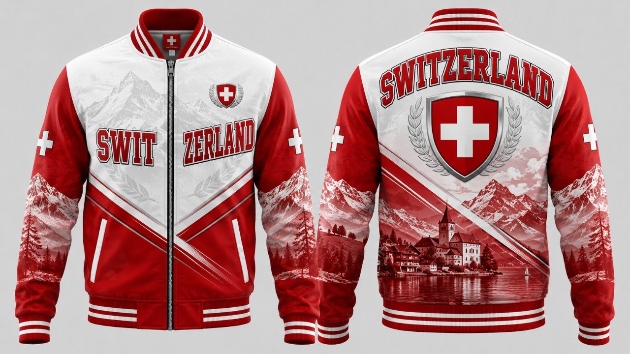 Switzerland Varsity Jacket