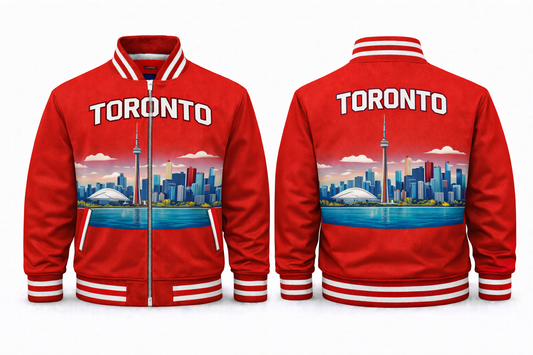 Toronto City Scapes Varsity Jacket Design No. 1011
