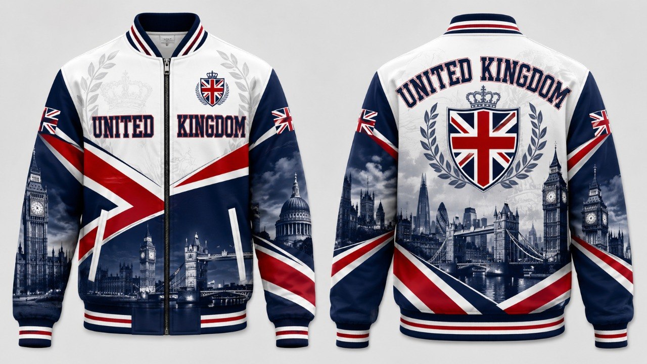 United Kingdom Varsity Jacket