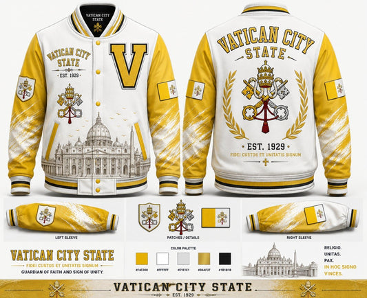 Vatican City State Varsity Jacket