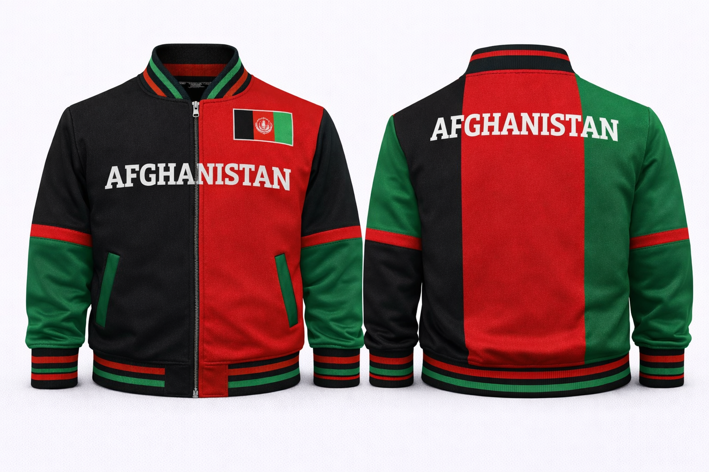 Afghanistan Varsity Jacket No. 1011