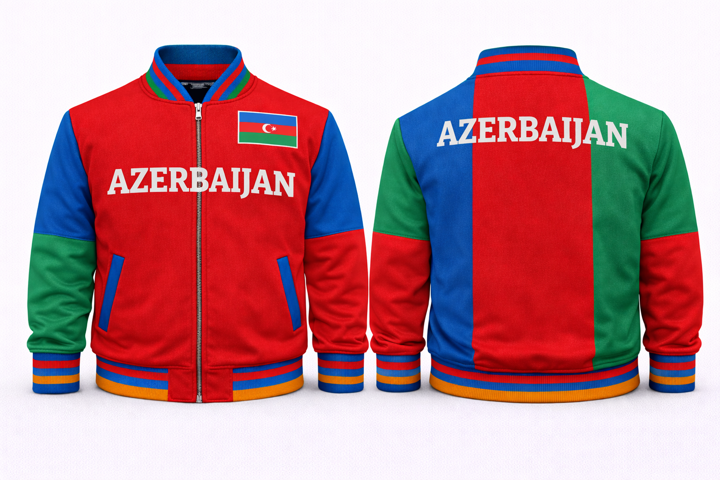 Azerbaijan Varsity Jacket No. 3011