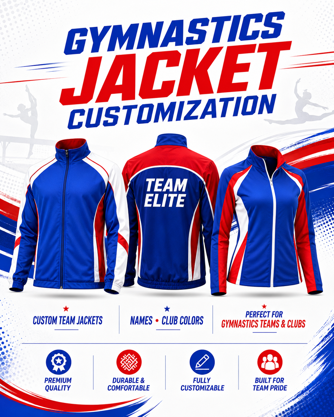 Gymnastics Jacket Customization
