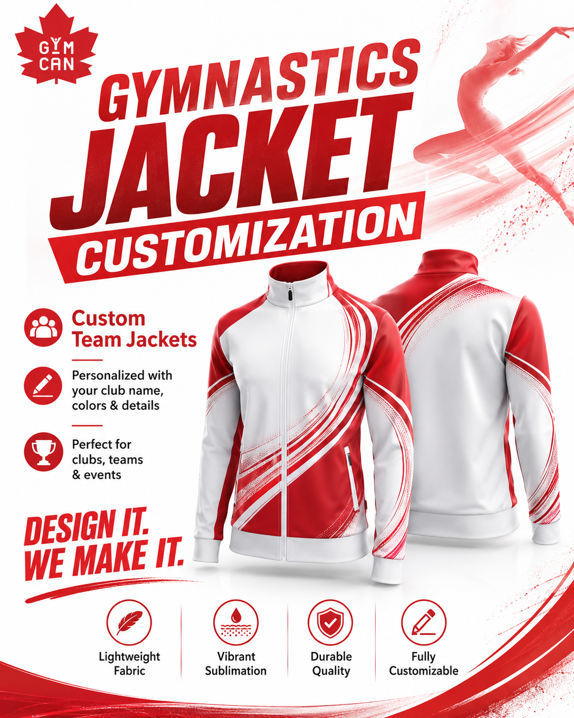 Gymnastics Jacket Customize