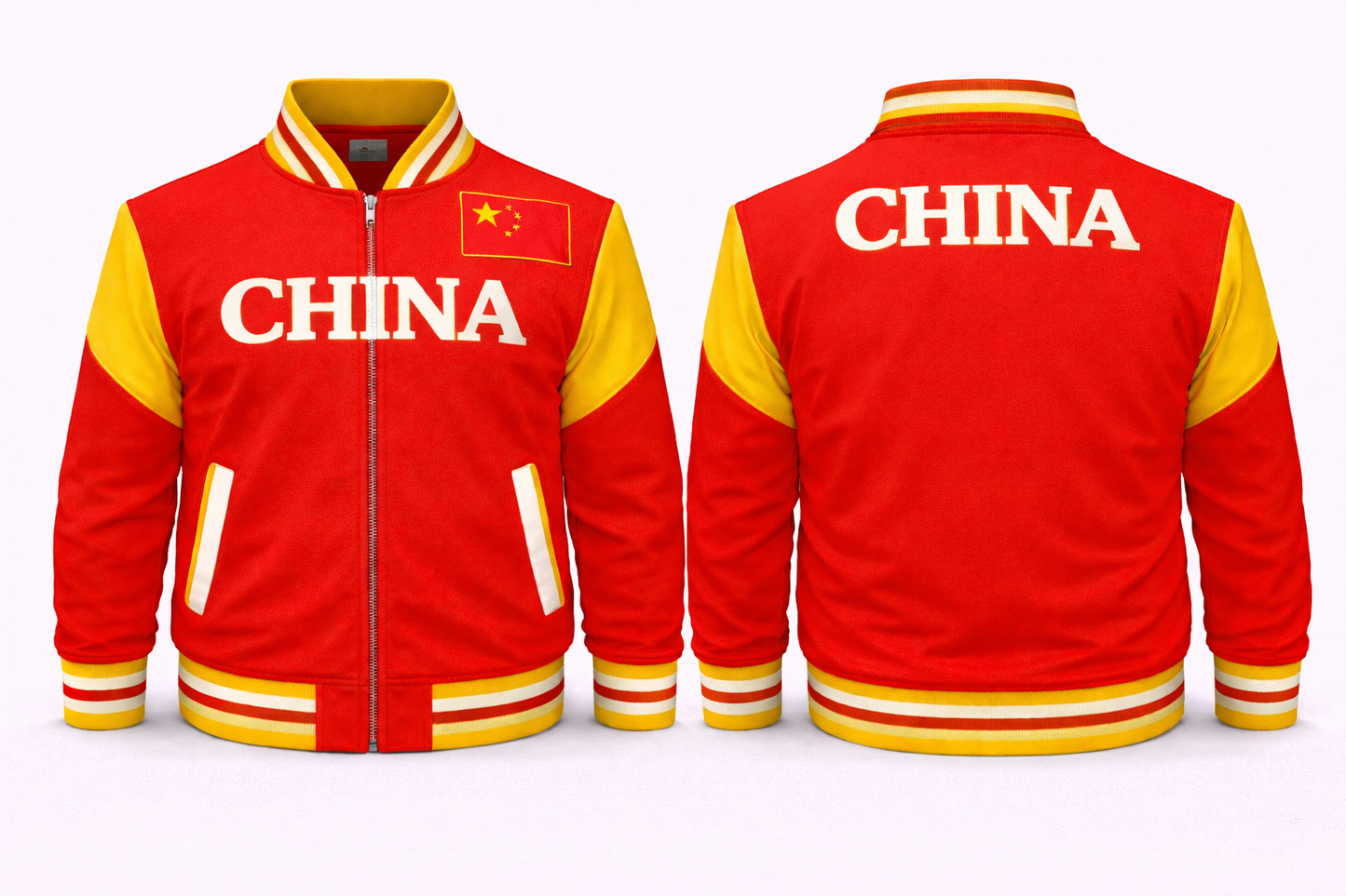 China Varsity Jacket No. 9011