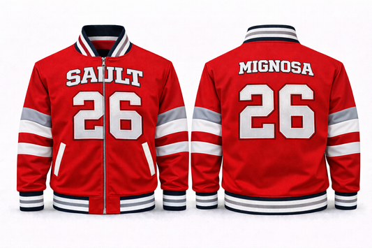 Canada OHL Sault Varsity Jacket Design No. 6011
