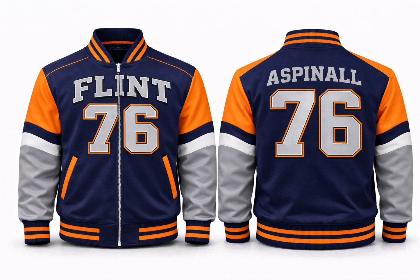 Canada OHL Flint Varsity Jacket Design No. 13011