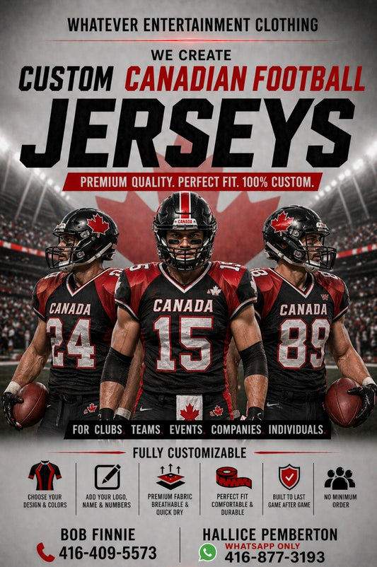 Canadian Football Uniforms