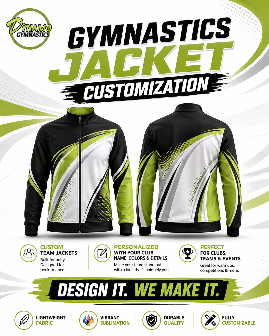Gymnastics Jacket Customize