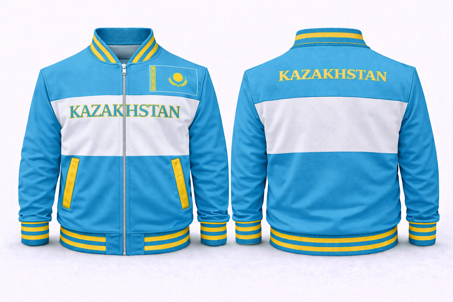 Kazakhstan Varsity Jacket No. 21011