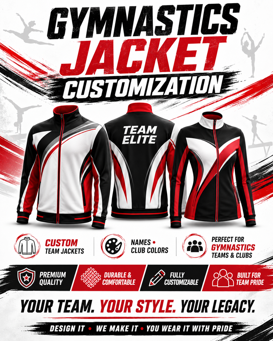 Gymnastics Jacket Customization