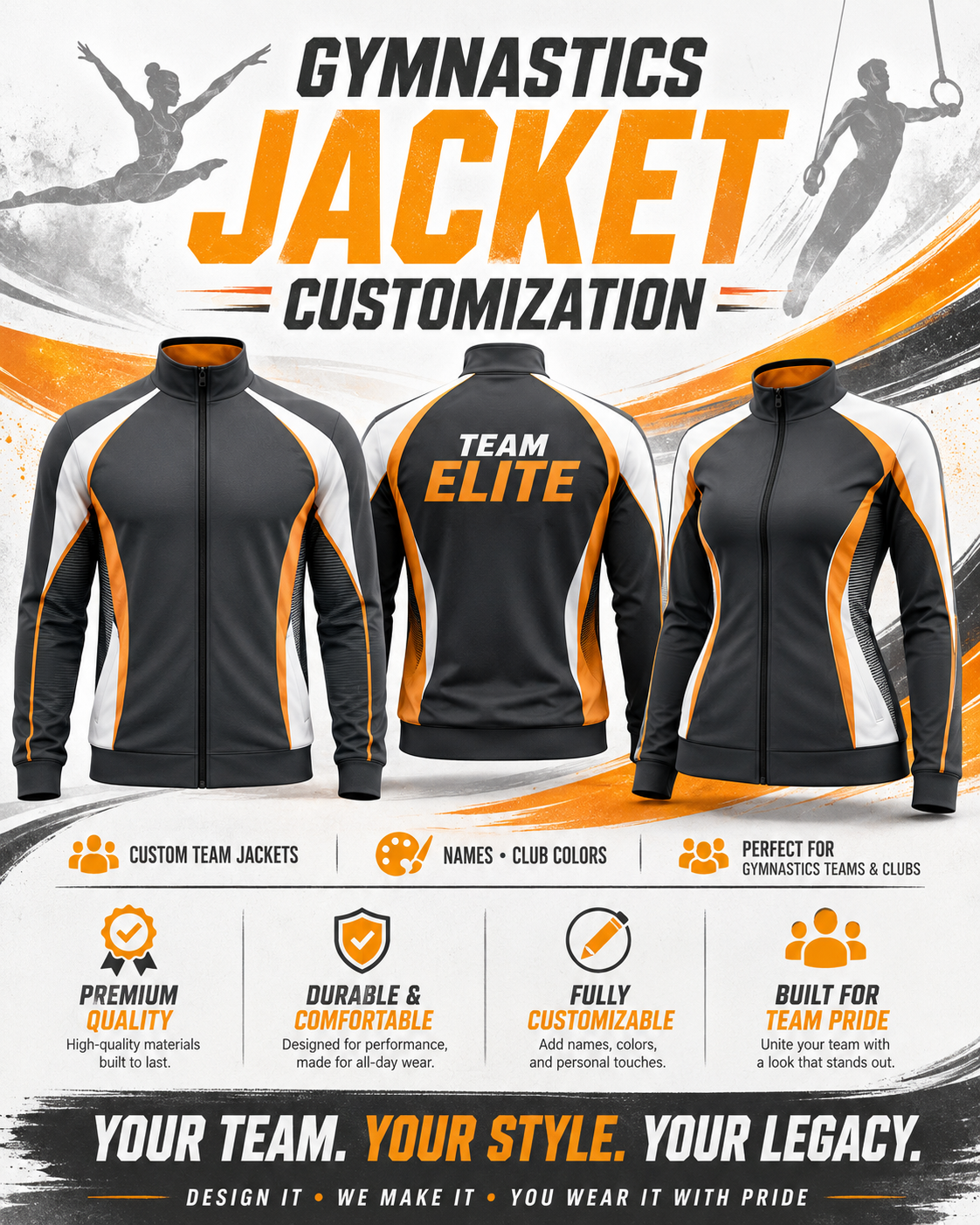 Gymnastics Jacket Customization