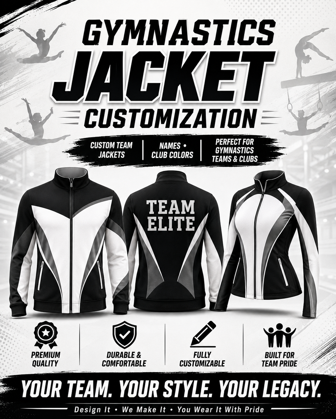Gymnastics Jacket Customization