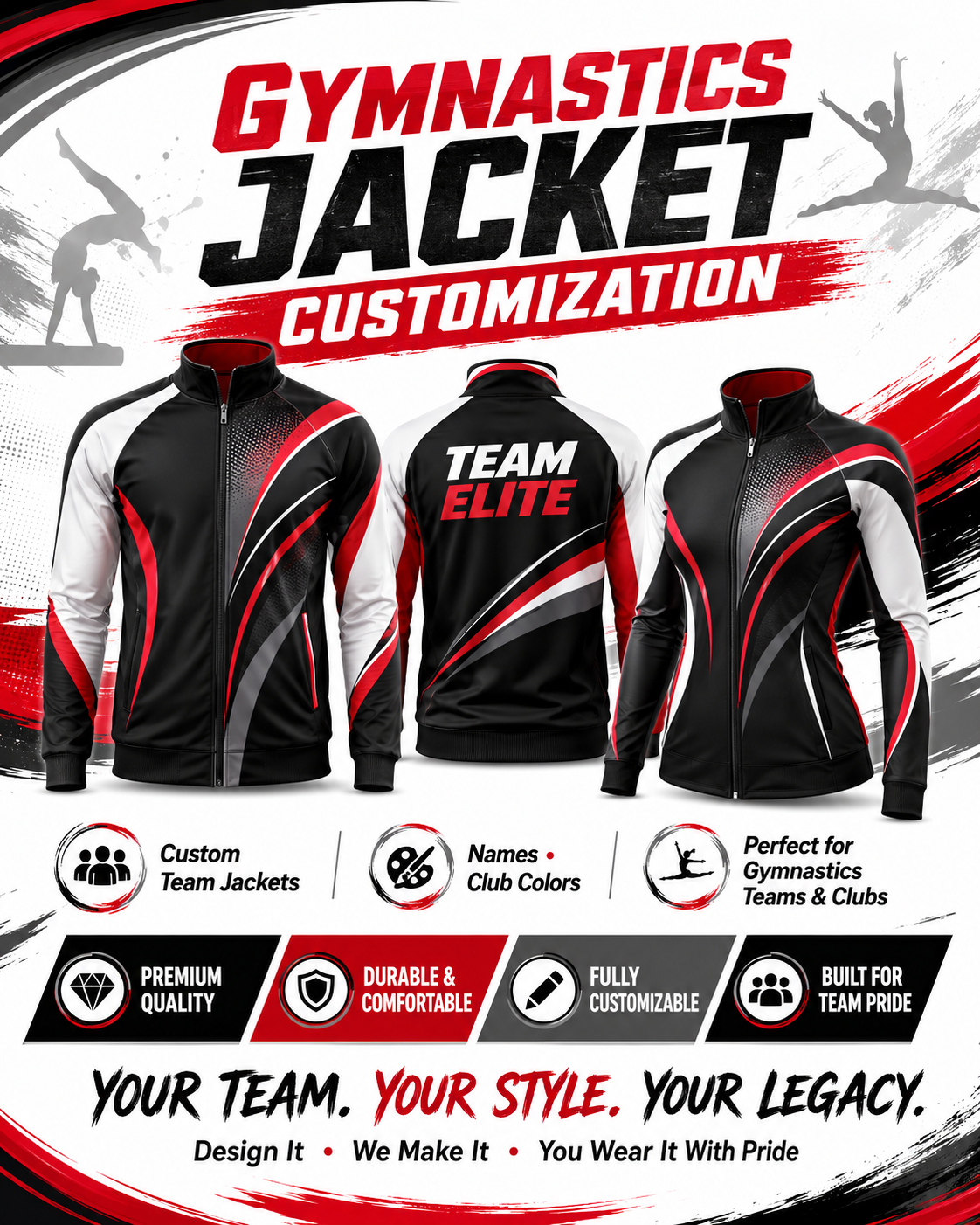 Gymnastics Jacket Customization